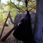 Lawena Alarc'h et sa harpe celtique