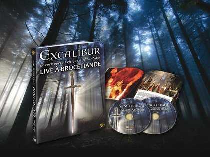 DVD Excalibur, live à Brocéliande, édition prestige