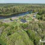 Vue aérienne des Forges de Paimpont en 2026