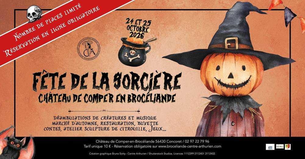 Bannière Fête de la Sorcière en Brocéliande 2026