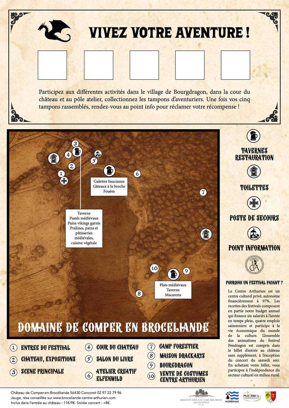 Plan / Festival Pendragon 2026