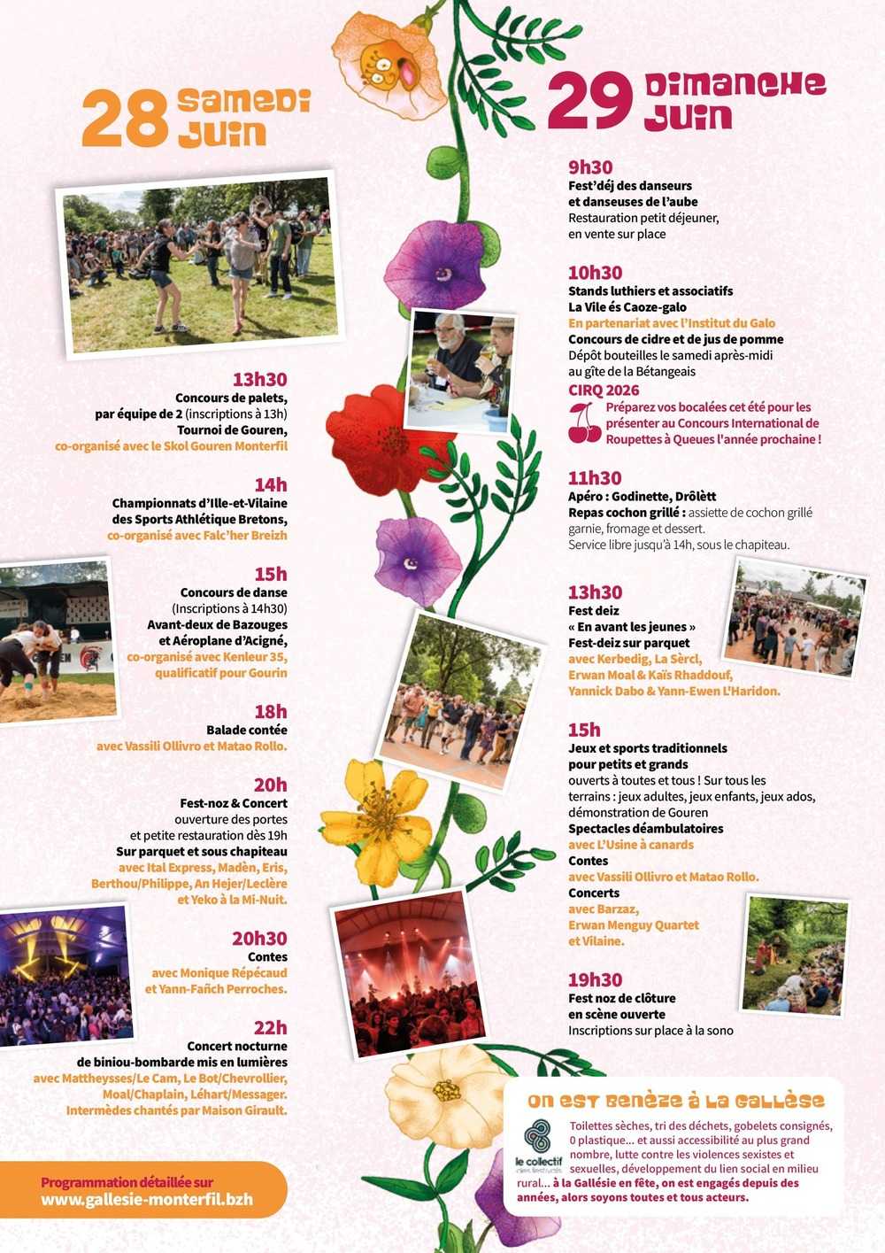 Programme Gallésie en Fête 2025