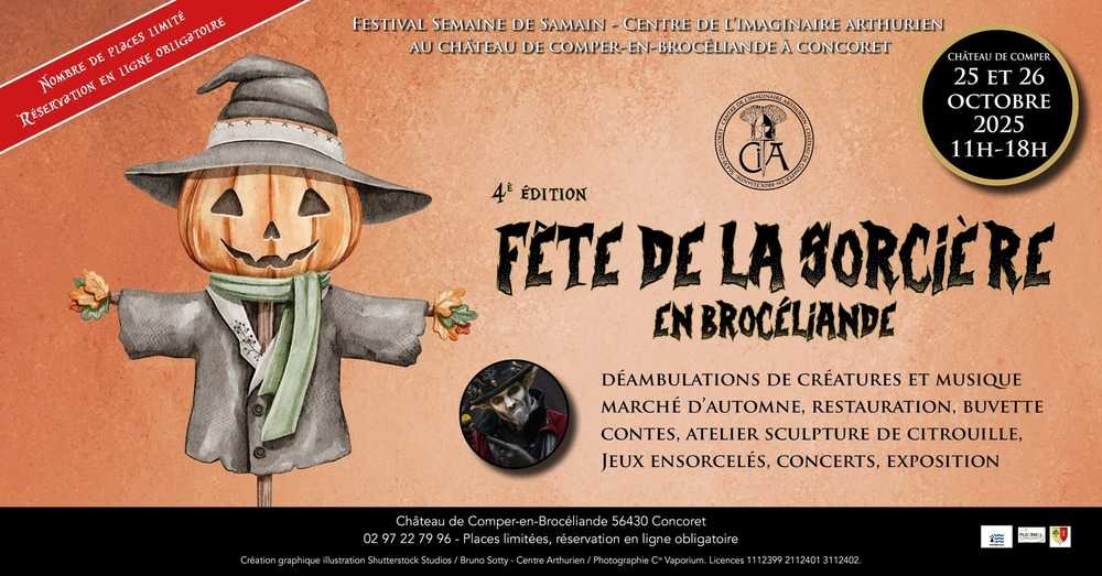 Bannière Fête de la Sorcière en Brocéliande 2025