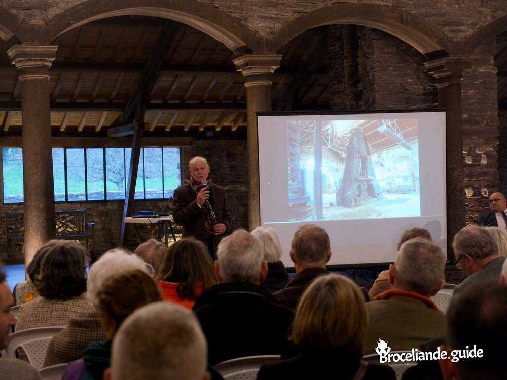 Présentation du projet marteau-pilon de la Marine aux Forges de Paimpont