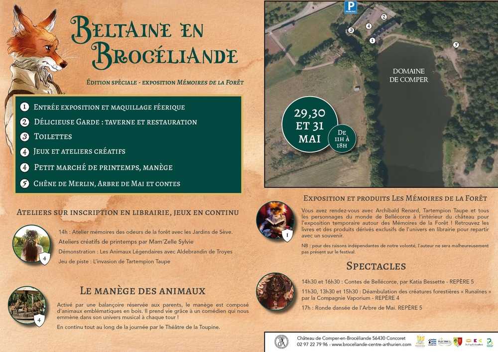 Programme du festival Beltaine en Brocéliande -- édition 2025