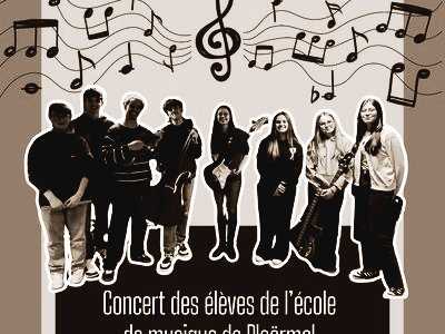 Affiche Concert pop rock de l'école de musique de Ploërmel