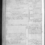 Page du registre matricule militaire d'Eugène Danion