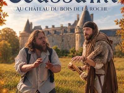 affiche Contes de la Toussaint au chateau du bois de la roche Brocéliande halloween 2026