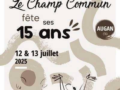 Affiche des 15 ans du Champ Commun