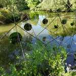«Résonance» de Pascale Planche - Les Jardins de Brocéliande avec Étangs&nbsp;(…)
