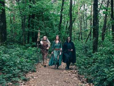 Merlin, Viviane et la Chevaleresse Noir / Festival Excalibur par le Cie Nemeton Fabula