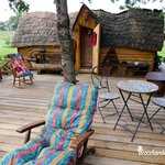 Terrasse - Cabanes de Brocéliande
