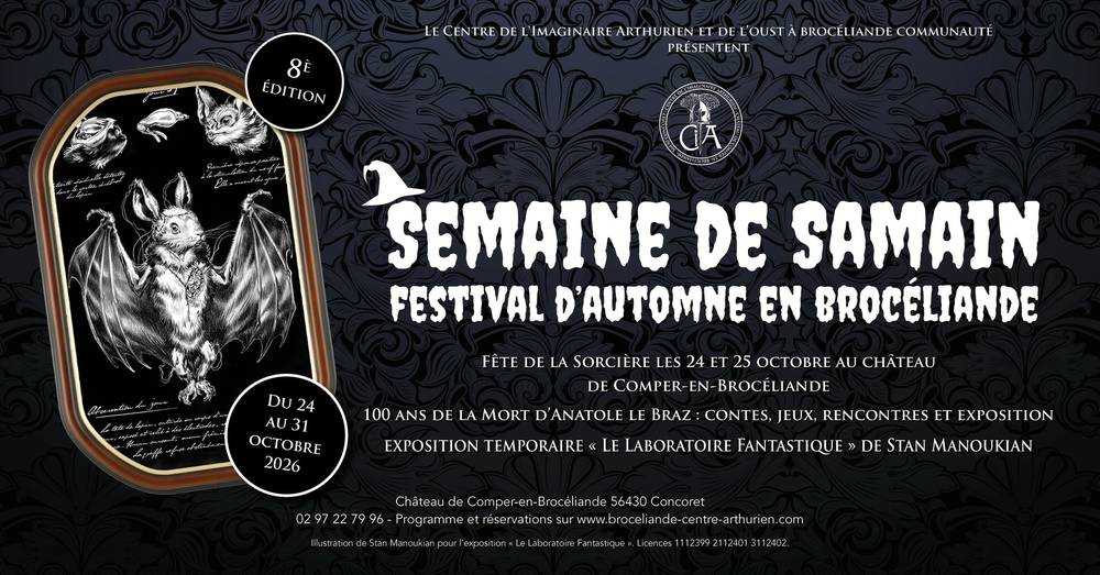 Bannière Semaine de Samain en Brocéliande 2026