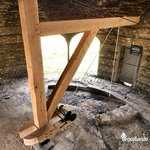 Grue de coulée de la fonderie des Forges de Paimpont