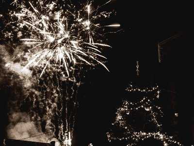 Feu d'artifice du Marché de Noël de Campénéac