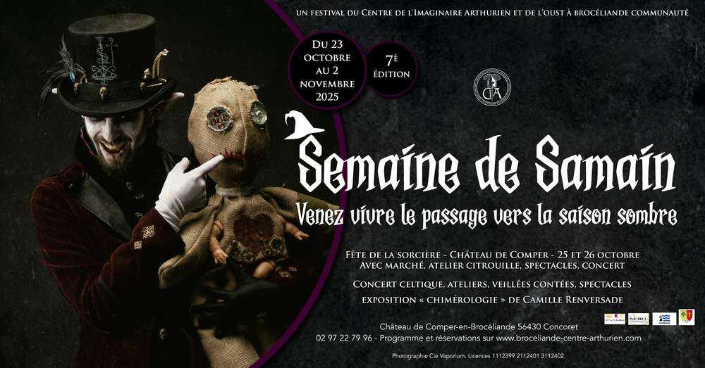 Bannière Semaine de Samain en Brocéliande 2025
