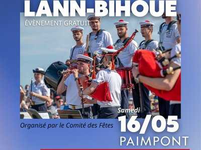 Affiche/Programme Bagad de Lann Bihoué à Paimpont