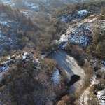 Neige sur le Val sans retour en Brocéliande