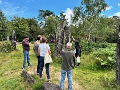 Visite Journées du Patrimoine aux Menhirs de Monteneuf