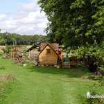 Arrivée à la Cabanes de Brocéliande