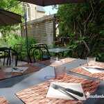 Terrasse du restaurant - Au Café Vagabond