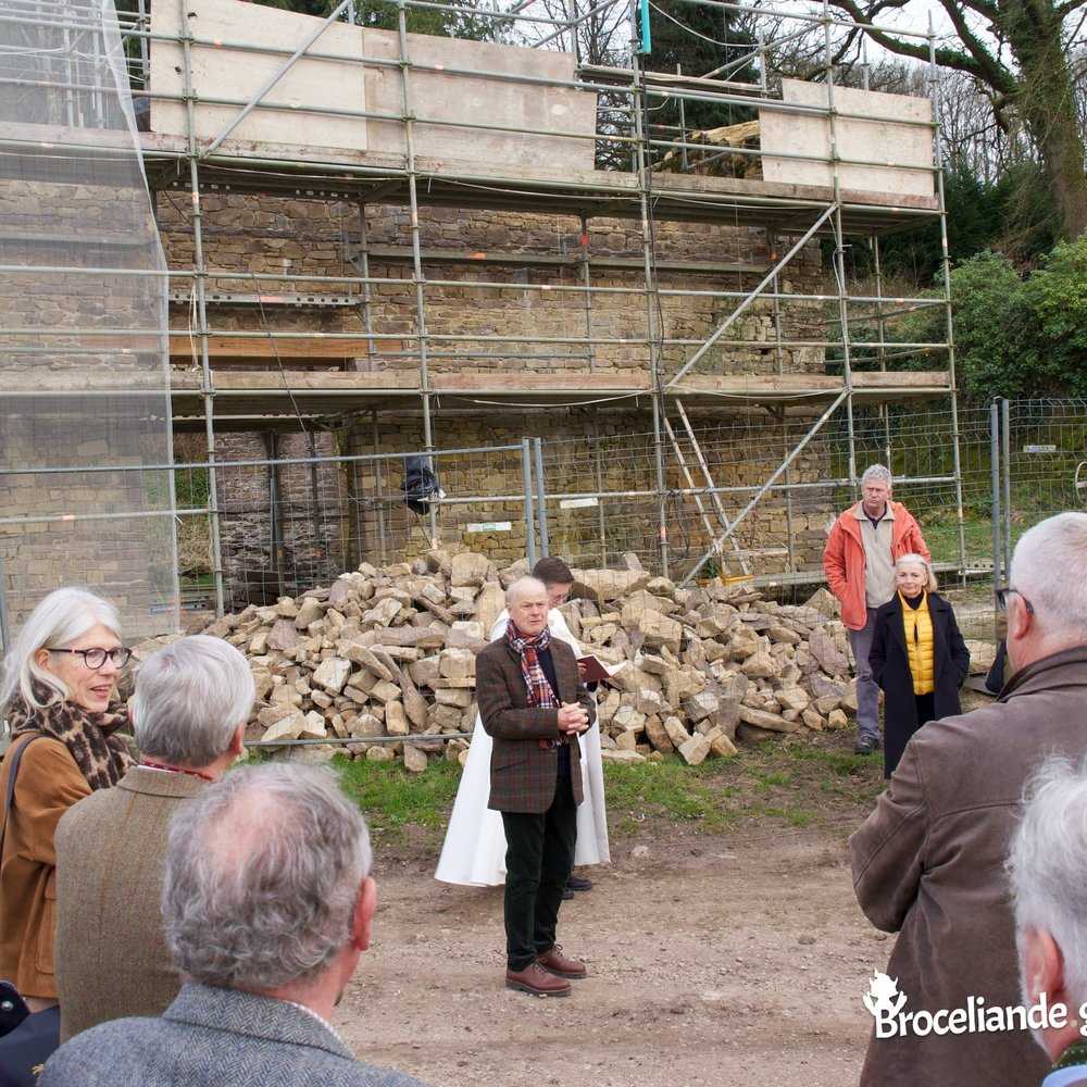 Bénédiction du chantier de la Fonderie des Forges de Paimpont