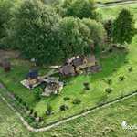 Vue drone des Cabanes de Brocéliande