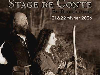 Affiche Stage de Conte en Brocéliande 2026