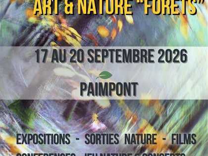Affiche 2026 des Rencontres Art et Nature «forêts»