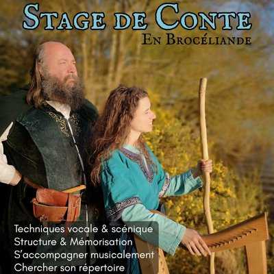 Affiche Stage de Conte en Brocéliande