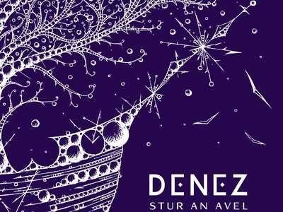 Dessin de Denez Prigent pour la pochette de l'album Stur an Avel
