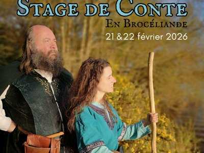 Affiche Stage de Conte en Brocéliande 2026