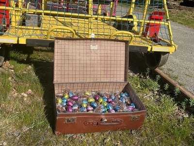 Chasse aux oeufs à la Gare vélo-rail de Médréac