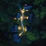 Village du Val Richard - Vue aérienne de nuit