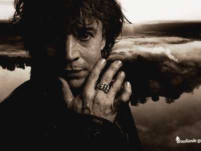 Denez Prigent à l'Abbaye de Paimpont