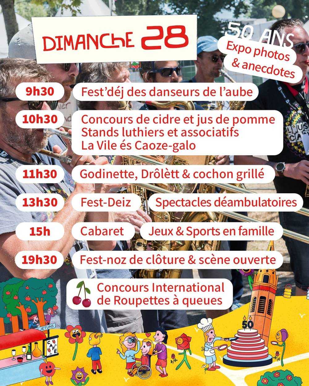 Programme du dimanche : Gallésie en fête 2026