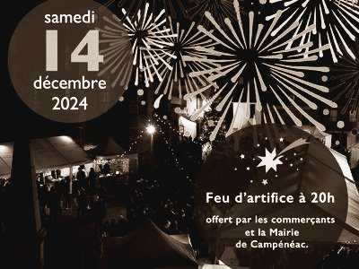 Affiche 2024 du Marché de Noël de Campénéac