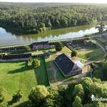 Vue aérienne des Forges de Paimpont en 2025