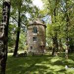 Moulin de Bréhaut côté jardin