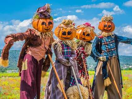 Les épouvantails avec la Compagnie Aouta