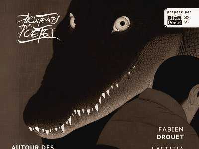 Affiche du Printemps des poètes 2026 par Dixit Poétic