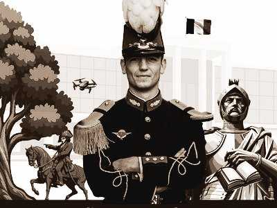 Affiche Journée du Patrimoine à l'Académie Militaire Saint-Cyr