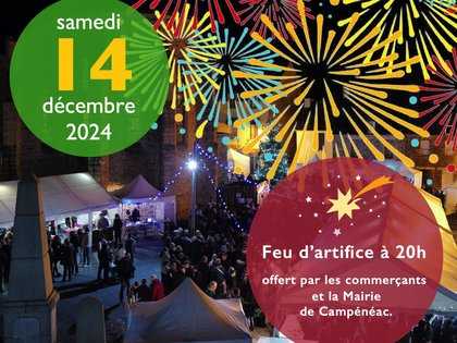 Affiche 2024 du Marché de Noël de Campénéac