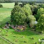 Vue drone des Cabanes de Brocéliande