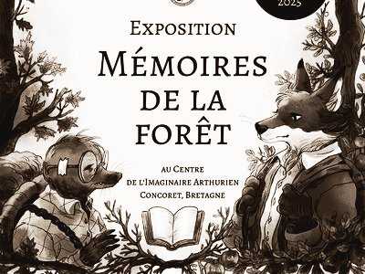 Affiche exposition Mémoires de la forêt au Centre Arthurien