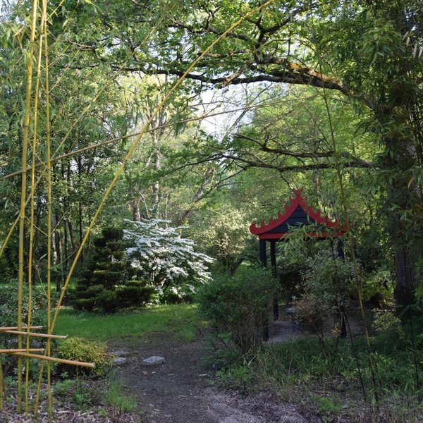 Jardin asiatique aux Jardins de Brocéliande